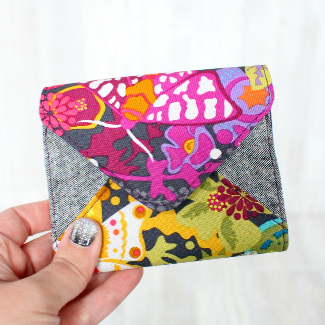 Front and Back Envelope Wallet - PDF Sewing Pattern