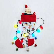 Load image into Gallery viewer, Holiday Armadillo Stocking - PDF Sewing Pattern