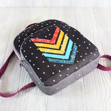Load image into Gallery viewer, Foundation Paper Piecing Pattern Add-on for Phoebe Mini Backpack