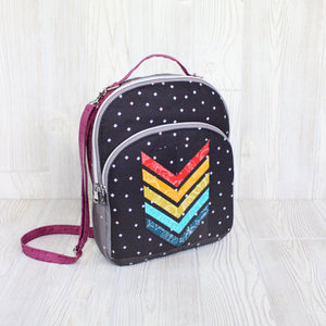 Foundation Paper Piecing Pattern Add-on for Phoebe Mini Backpack
