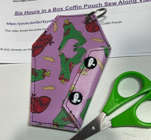 Load image into Gallery viewer, Six Hours in a Box Coffin Pouch - PDF Sewing Pattern