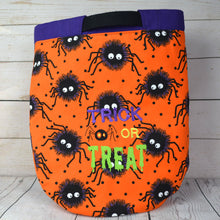 Load image into Gallery viewer, Spud-nik Trick-or-Treat Bag - PDF Sewing Pattern and Digital Embroidery Design
